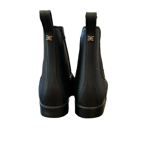 SAM EDELMAN Women's Size 7 TINSLEY Classic Chelsea Matte Black Rain Boots - Picture 3 of 7